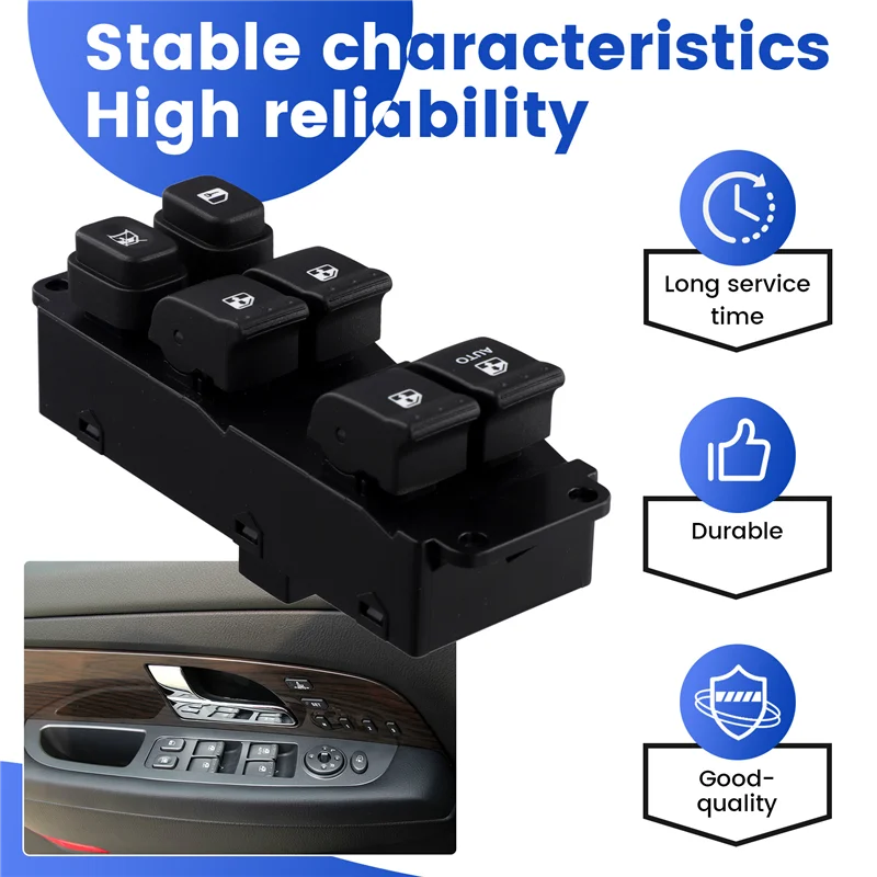 مفتاح رئيسي لنافذة السيارة عالي الجودة لسيارة سانج يونج ريكستون 2004-2011 8582008C04HEN=8582008C04HCX #3