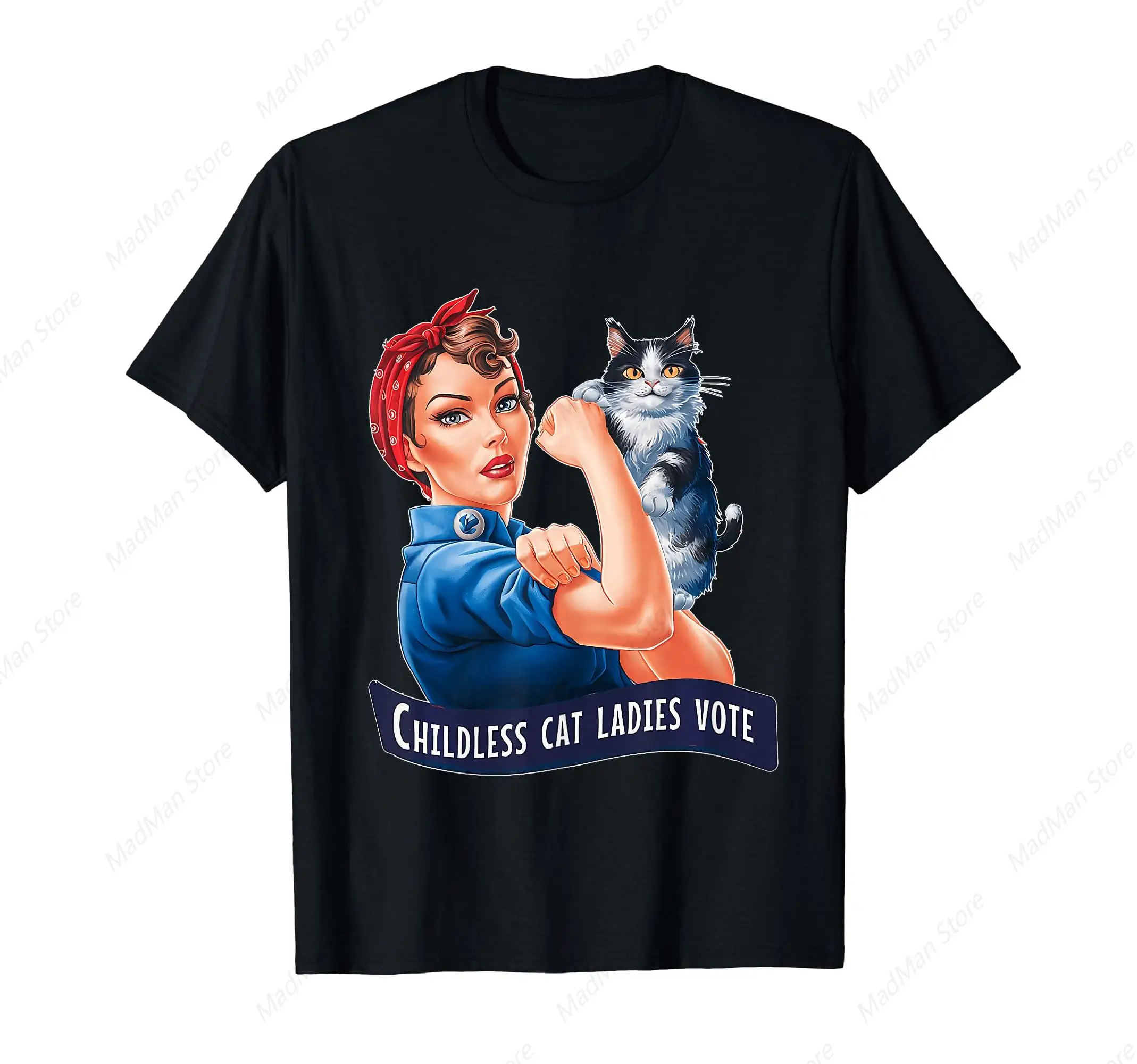 Childless Cat Ladies Vote Rosie T-Shirt