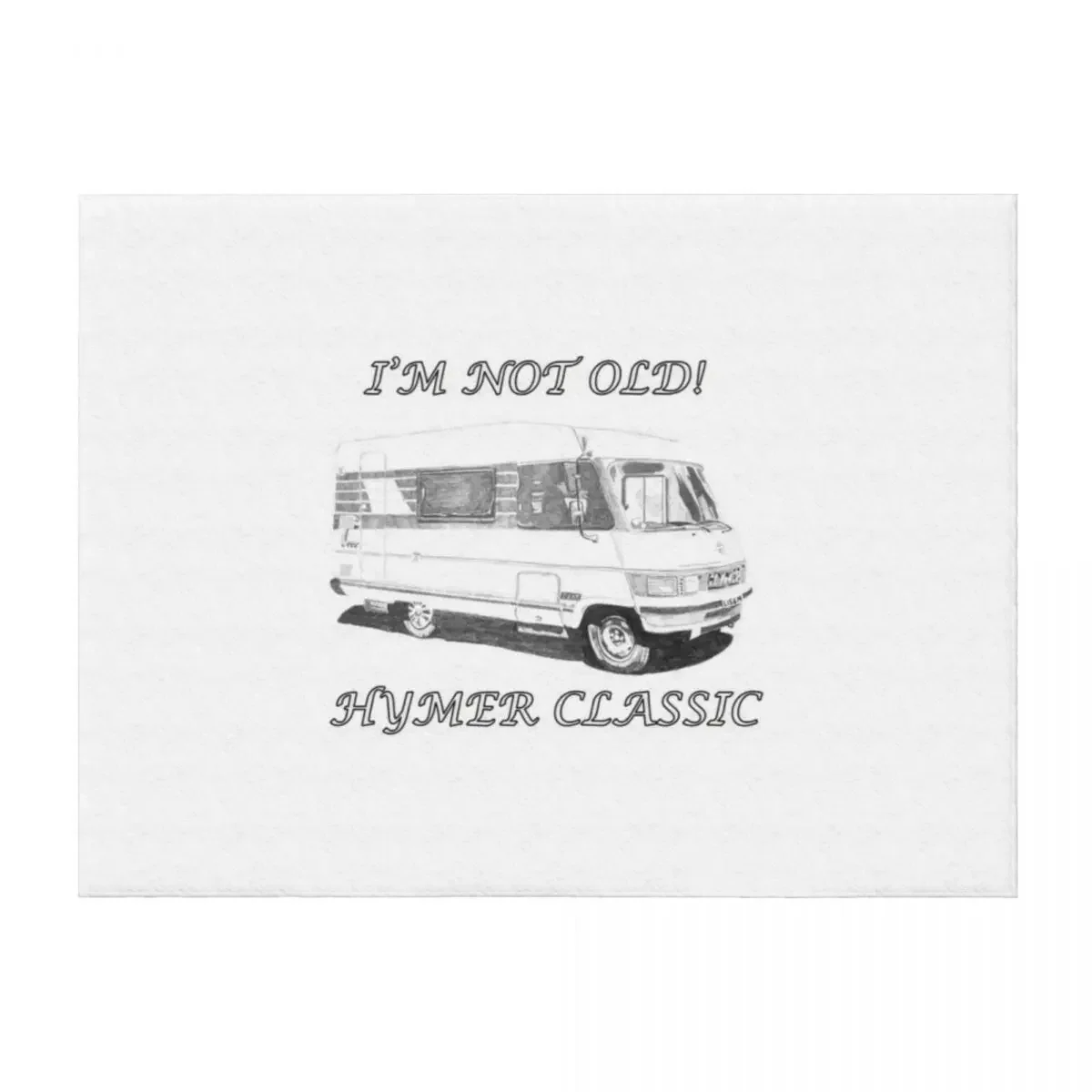 

I'm not old! Hymer classic Hymer b544 designs Throw Blanket christmas decoration heavy to sleep Warm Winter beds Blankets