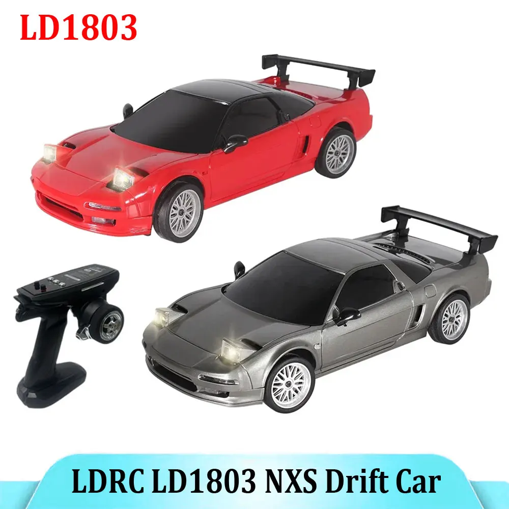 

LDRC LD1803 NXS Drift Car RTR 1/18 2.4G 2WD ESP Gyroscope RC Car Drift Vehicles LED Lights Full Scale Controlled Model Toys