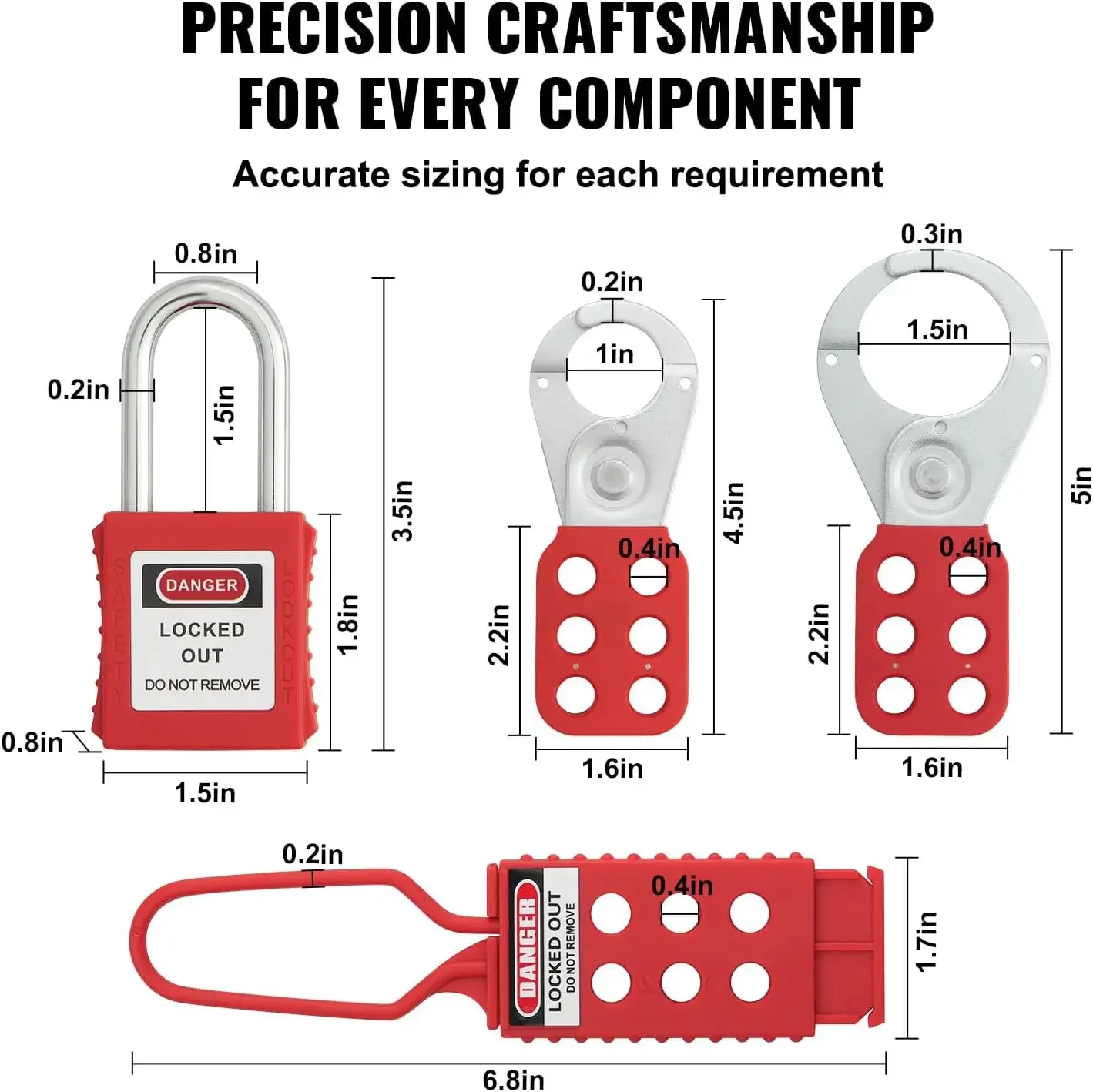 Комплект Tagout для электрической блокировки, 26-комплект Safety Loto включает навесные замки, застежки, бирки, нейлоновые завязки и сумку для переноски.