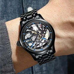 New Men Mechanical Watch Business Leisure Hollowed out Limited Edition High end Man Mechanical wrist watches