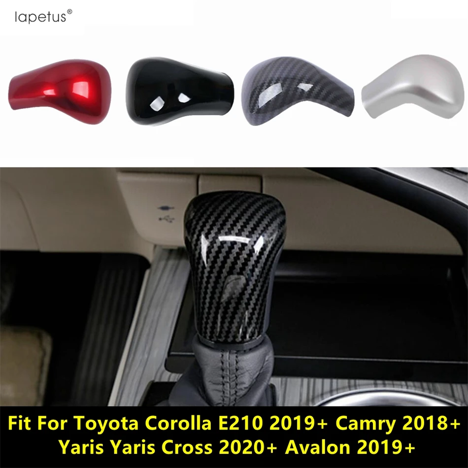 

Gear Lever Shift Knob Head Cover Trim Accessories For Toyota Corolla E210 2019+ Camry 2018+ Yaris Yaris Cross 2020+ Avalon 2019+
