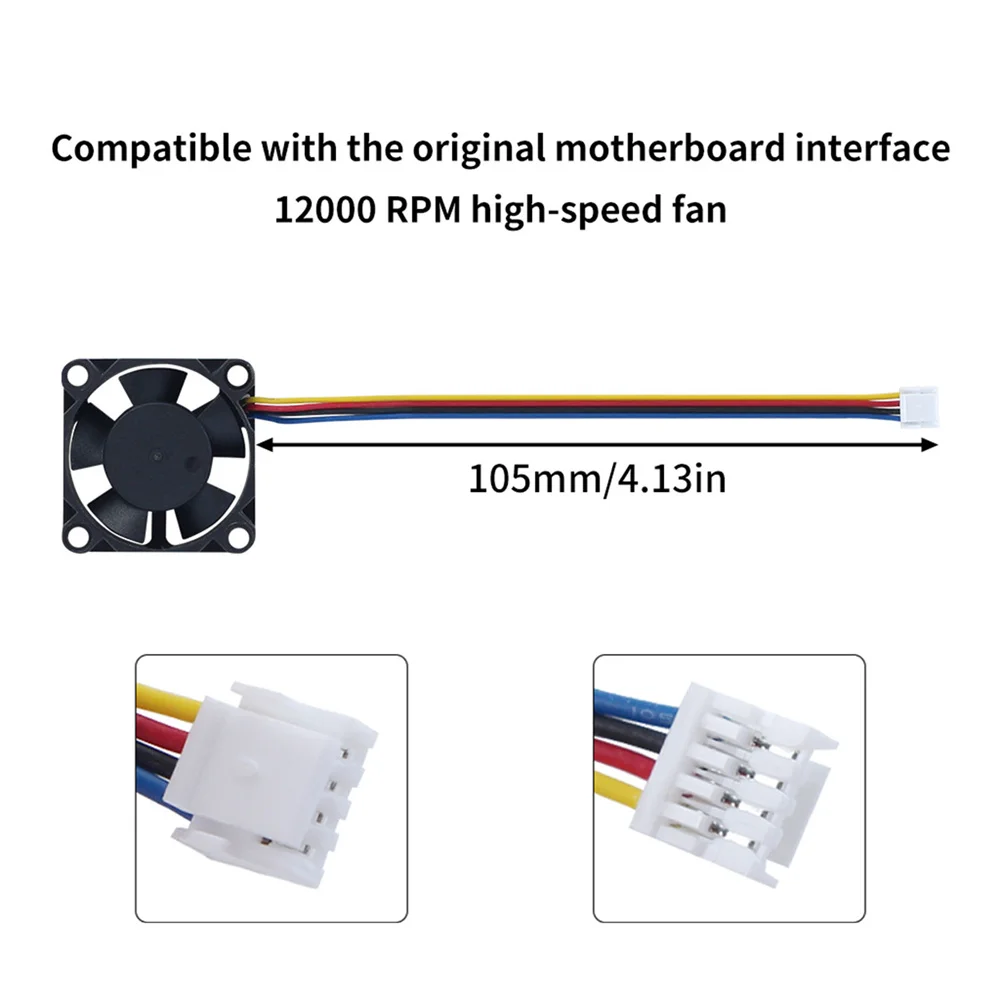 ل Creality K2 Plus 24 فولت المزدوج الكرة الطارد الحلق مروحة التبريد 3010 استبدال ل K2 PLUS مروحة ثلاثية الأبعاد ملحقات الطابعة