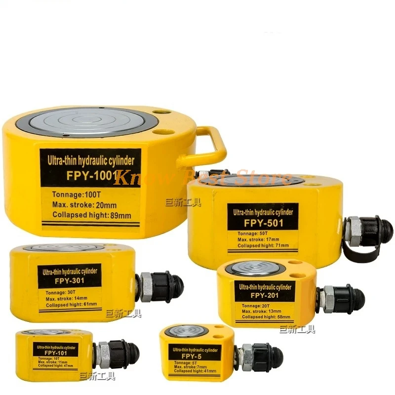 5-50 Tons Ultra-Thin Hydraulic Jack,FPY-series Split Hydraulic Booster for Machinery Bridge,Portable Hydraulic Lifting Cylinder