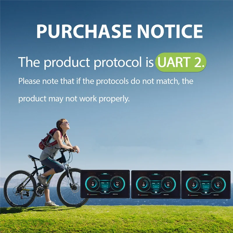 FSTE-H8 Electric Bicycle LCD Display+Controller Screen Projection Navigation Digital Stopwatch Speedometer For Ebike Meter 5PIN