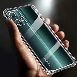 Airbag Shockproof Transparent Phone Case For Realme 9 case Plus 9pro + 5G Silicone Full Cover 4G Funda Back pro cases