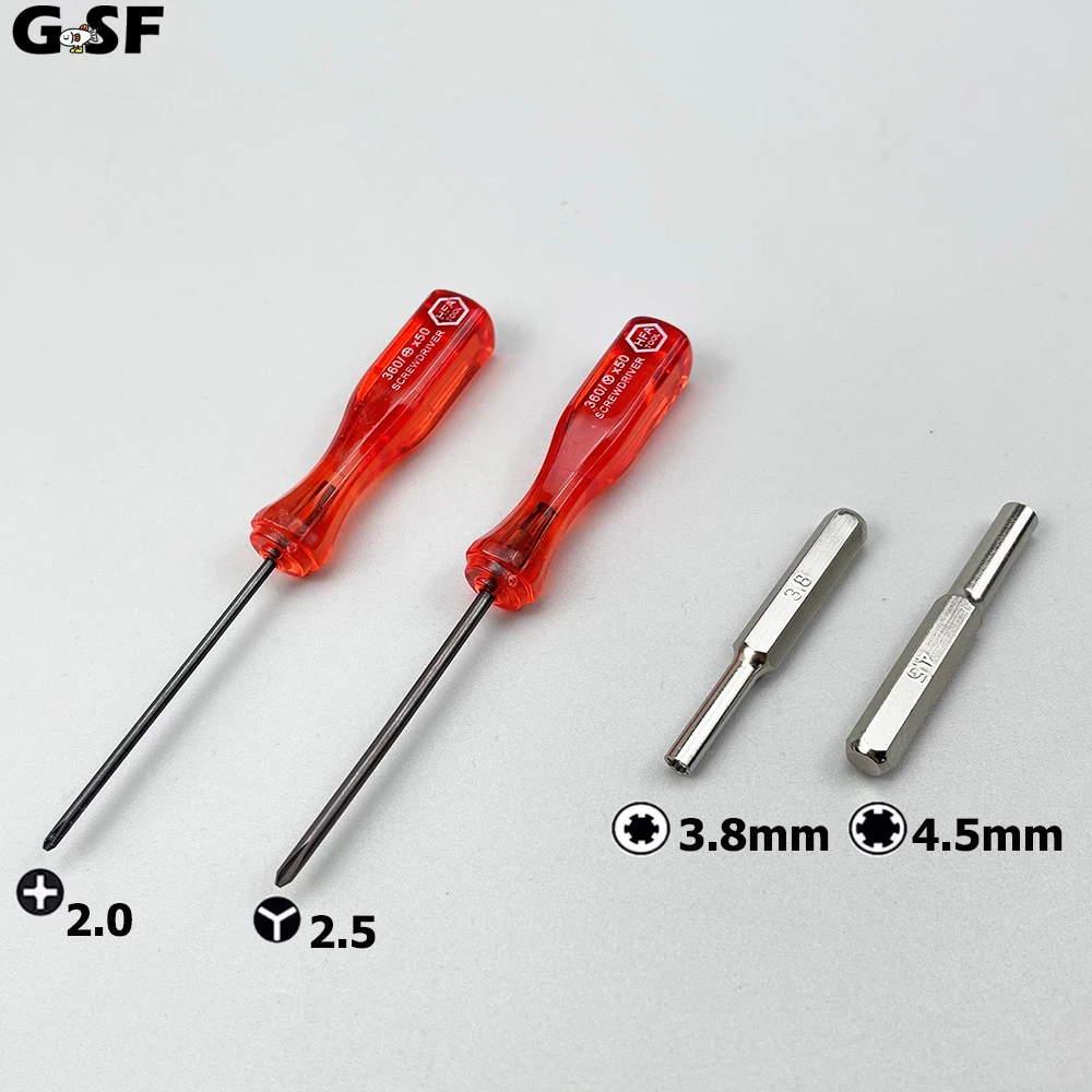 GSF Screwdriver Y Cross Screwdriver Hand Tool For NS Joy-con Controller For Wii NDSL GBC GBA SP NDSI XL SNES Screwdriver Tools