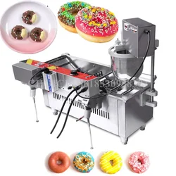 Industrial Gas Electric Heating Dual-Use Doughnut Maker Machine Automatic Donuts Making Machine Commercial Doughnut Maker