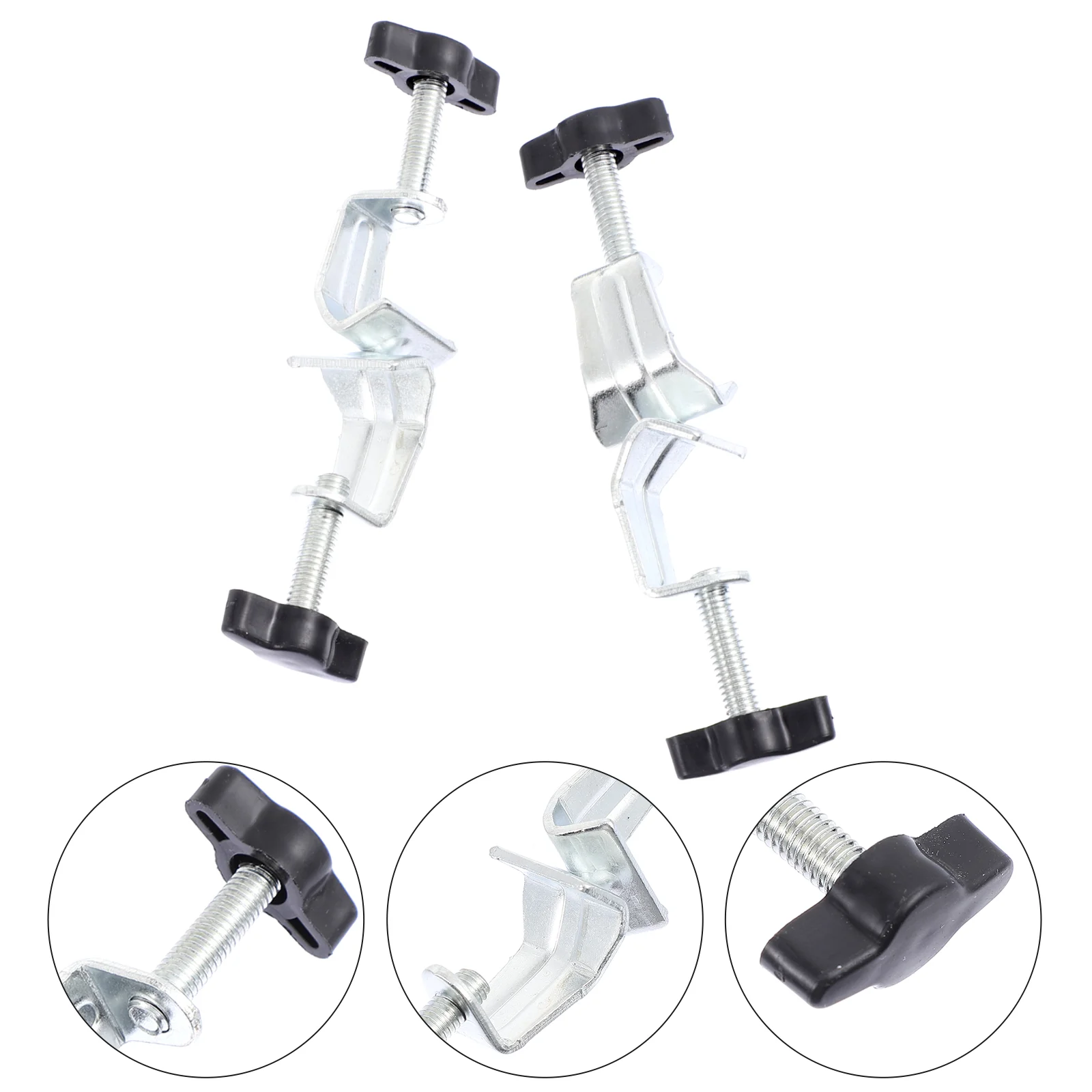 

2 Pcs Clip Brackets Boss Head Chemistry Supplies Laboratory Ring Frame Bosshead Clamp Holder Adjustable