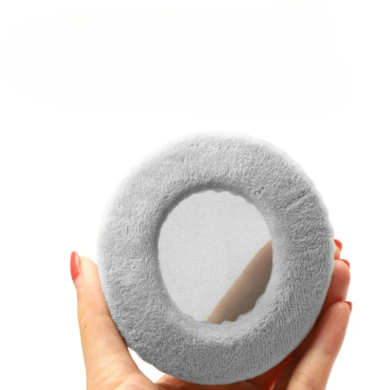 2 uds almohadillas de terciopelo 50mm 55 60 65 70 75 80 85 90 95 MM almohadillas de repuesto para auriculares orejeras de cojín de espuma