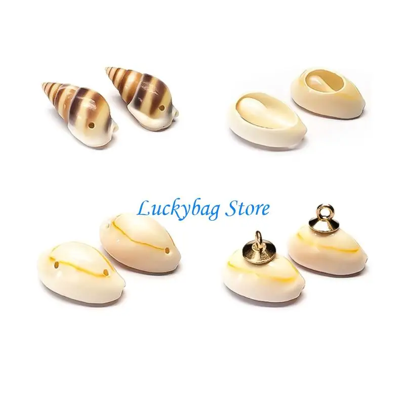 

X7XE 10pcs Elegant Shell Buttons Natural Looking Buckle for Garment Creations