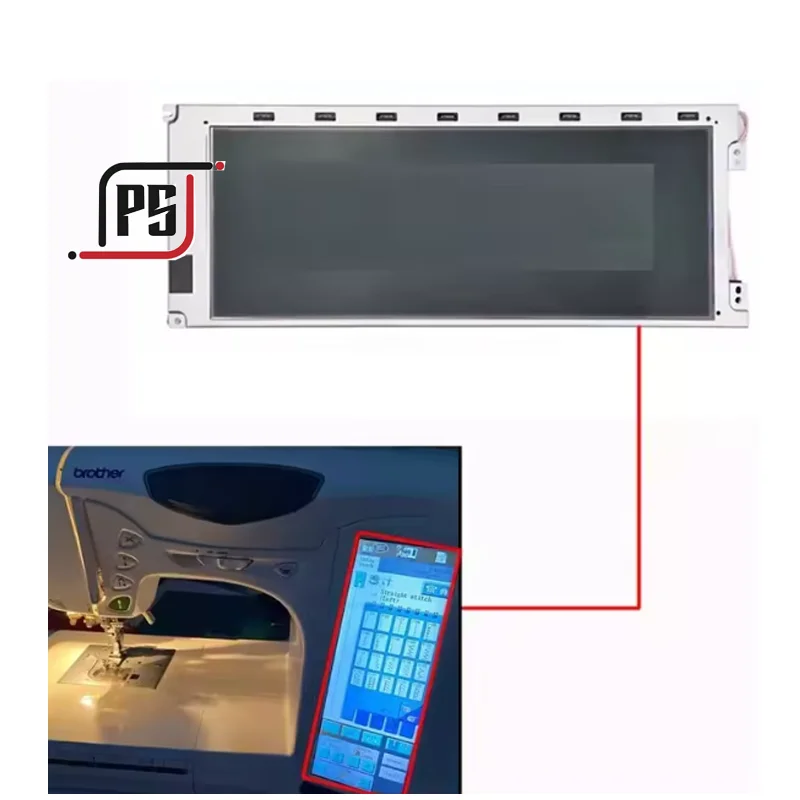 Pantalla LCD Original de 8.1 Pulgadas para Bordadora Marca Brother PRO600 XD1343051 640*240 20 Pines LCD para Brother Pr600