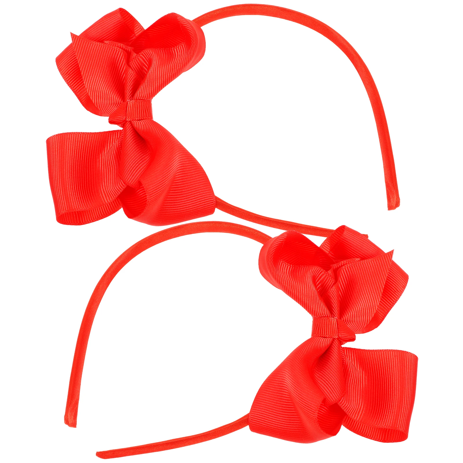 

2Pcs Fashion Headbands for Girls with Bows Cute Hair Bows 8-12 Years Cloth Hair Accessories for Daily Wear Birthday Celebration