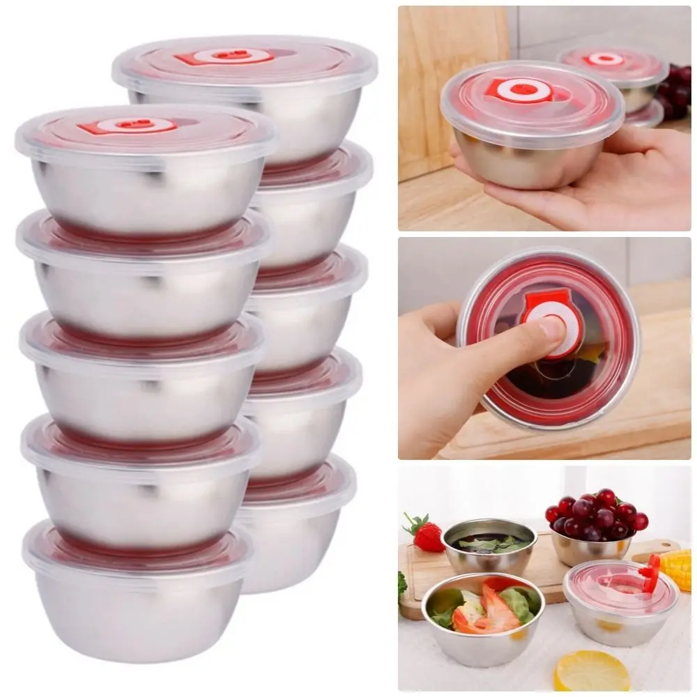 

Fresh-keeping Bowl Kitchen Sealing Bowls with Lid Microwave Bento Lunchbox Portable Leak-Proof Children Food Containers