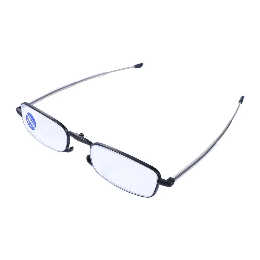 Vision Care Blue Light Proof Folding Reading Glasses Anti Blue Light Presbyopia Eyeglasses Telescopic Eyewear With Glasses Box