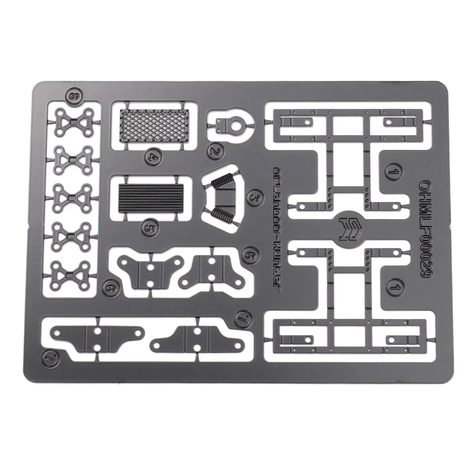Orlando Hunter Model Car Van OH32V01 Light Truck V01 Etched Parts Screws Beam 209mm Chassis Girder Frame TA0124