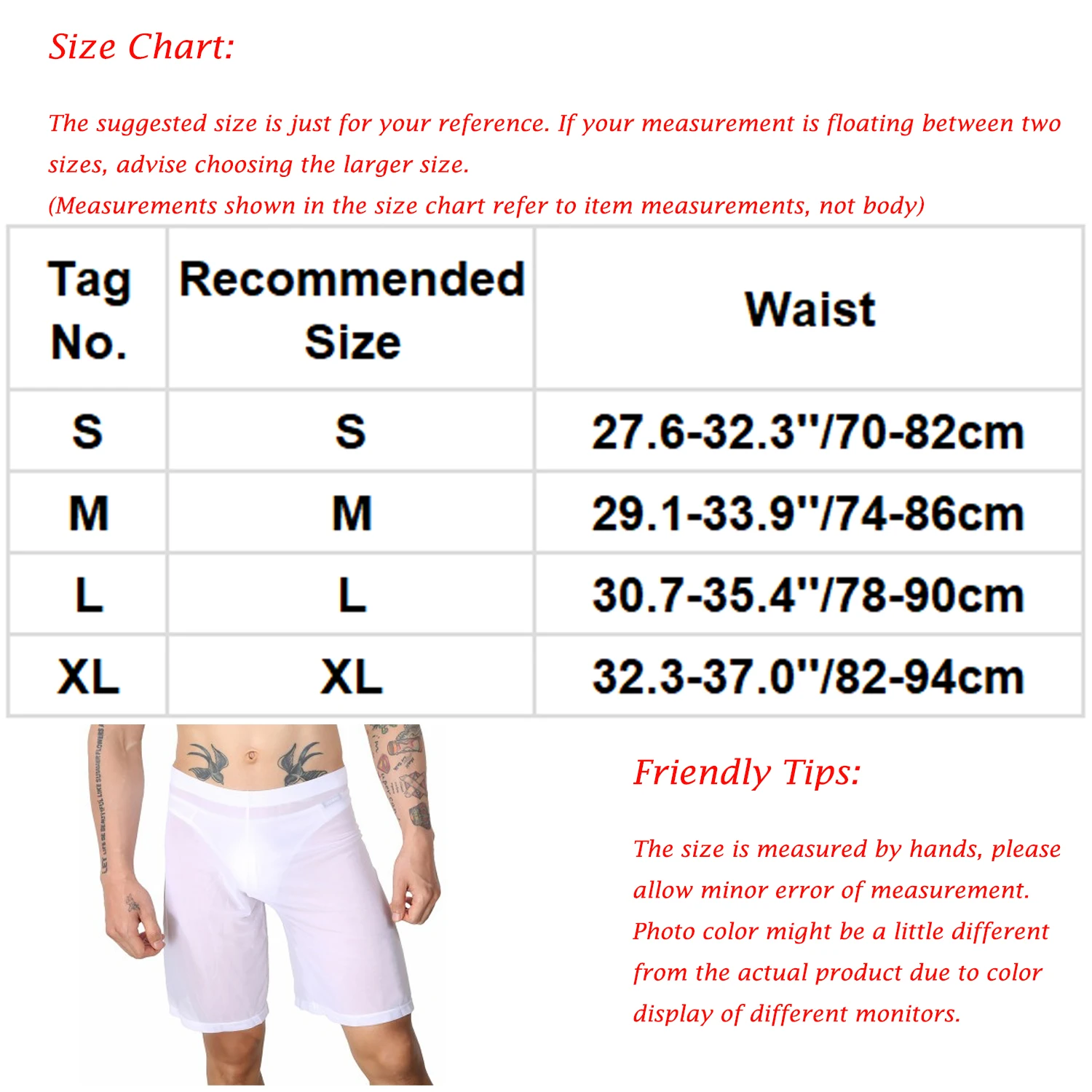 White Mens Clubwear Pure Color Elastic Waistband See-through Mesh Casual Shorts Sleeping Shorts Underwear