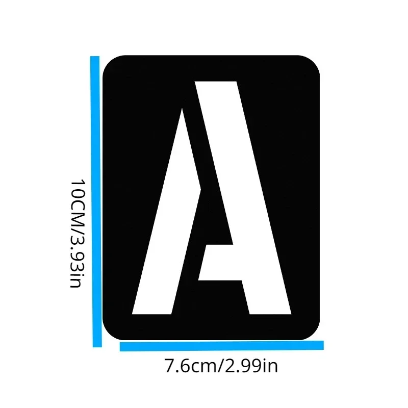 42Pcs/Set DIY Craft Alphabet Stencil Reusable Embossing Template Alphabet Stencil Numbers and Letters Symbol School Supplies