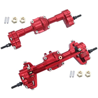 RCGOFOLLOW CNC Aluminum 1/24 Front Rear Portal Axle for FMS 1/24 POWER WAGON FCX24 RC Crawler Model Buggy Upgrade Parts