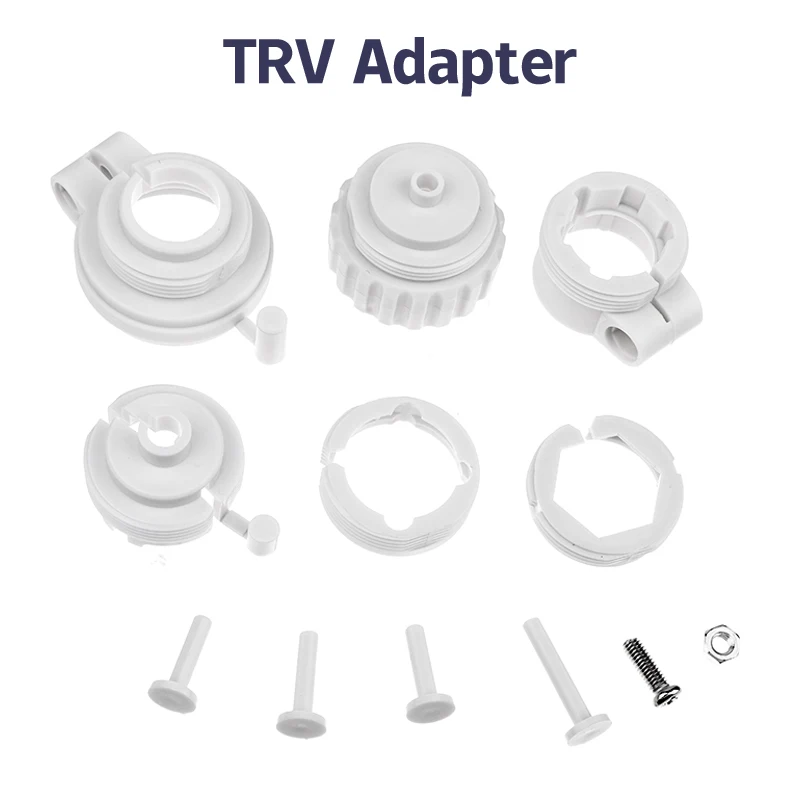 1 Set Adapters Tuya Radiator TRV Adaptor Smart Thermostatic Radiator Valve Suit For M30*1.5 TRV602/TRV604/TRV601/TRV603