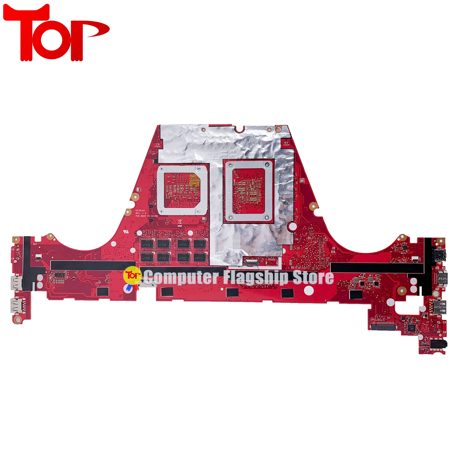 Imagem -03 - Kefu-placa-mãe do Portátil para Asus Rog Zephyrus S17 Gx701 Gx701gv Gx701gxr Gx701gxh Gx701gvr I7-9750h Mainboard