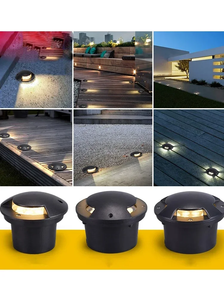 

Side emitting buried light embedded ground light outdoor waterproof LED garden courtyard light outdoor square floor spotlight