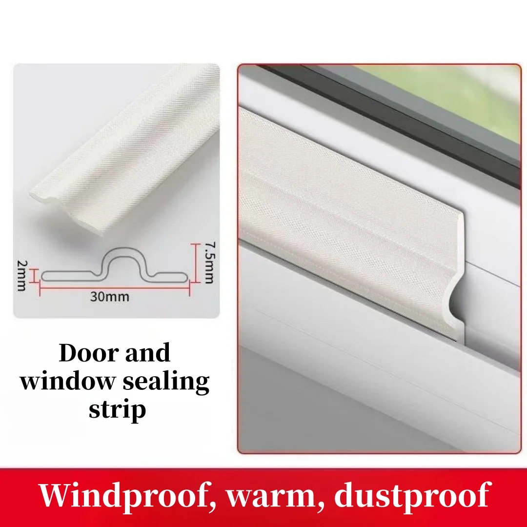 Sealing strip, self-adhesive foam sealing strip for heat and sound insulation of doors and windows and cleaning of indoor doors