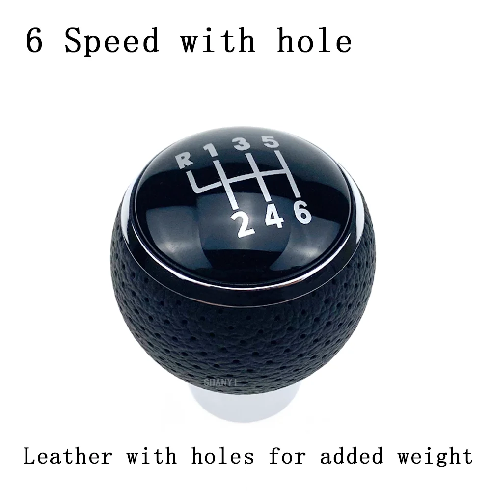 Car 5 6 Speed Gear Shift Knob MT Head Stick Handle Shifter Head Handball For Mitsubishi Lancer V3 V5 Auto Parts Accessories