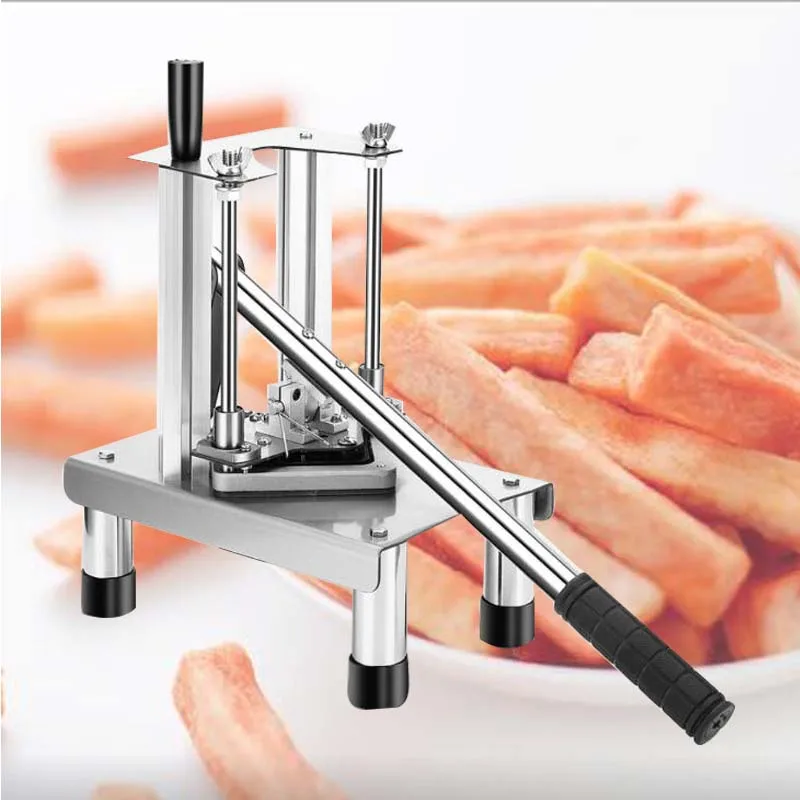 Factory Outlet Stainless Steel Manual Potato Strip Cutter Strip Cutting Machine Potato Strip Cutting Machine