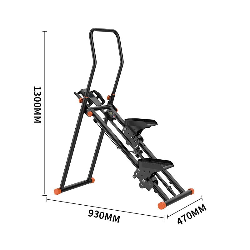 

Foldable Indoor Climbing Machine Convenient Home Use Stair Stepper Trainer