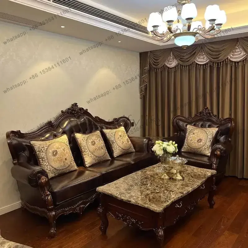 LJY Wood Vintage Living Room Sofas High Back Brown Single Japanese Living Room Sofas Luxury Boneless Banken Woonkamer Couch Sofa