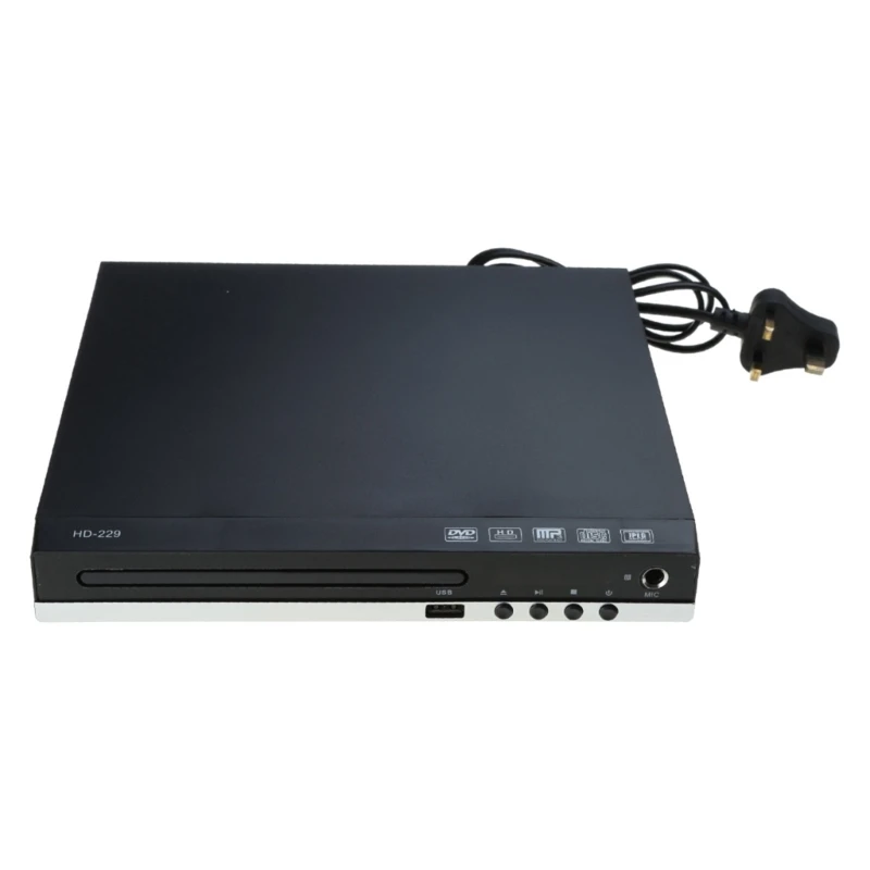 Portable Home DVD Player AV-Output with Remote Control AV-Cable