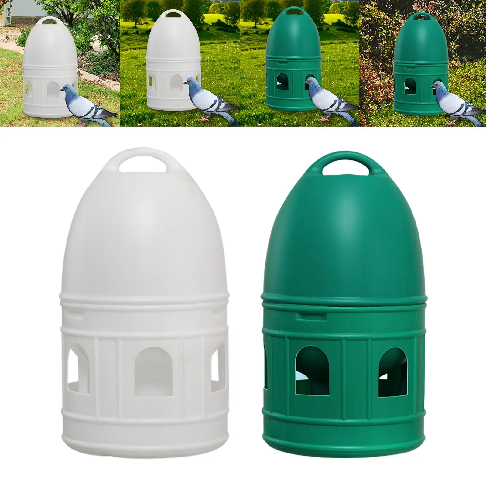 

Bird Drinker Hanging Handle High Quality PP Automatic Feeder Large Water Container for Birds Outdoor and Indoor Use