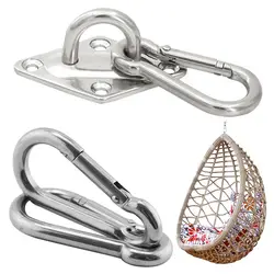 Stainless Steel Sandbag Hook Hammock Bracket Buckle Sex Swing Hanger Suspension Hook Ceiling Mount Kit Awning Accessories