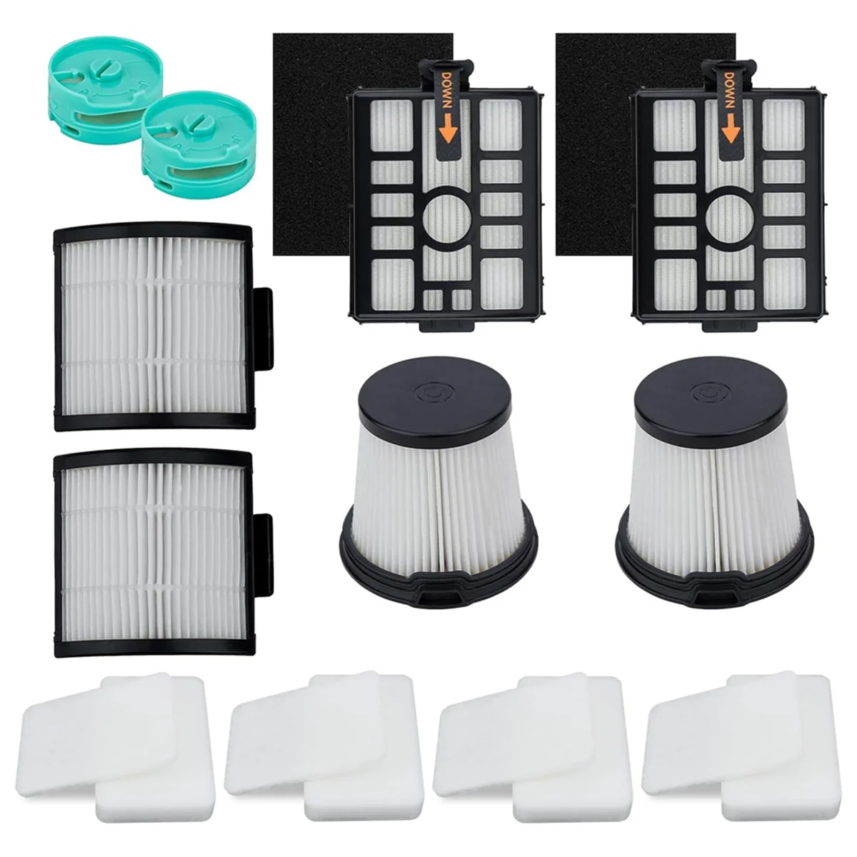 

IW3511 Filters Replacement for Shark Detect Pro Cordless Stick IW1111 IW3511 Vacuum Cleaner Filter Kit