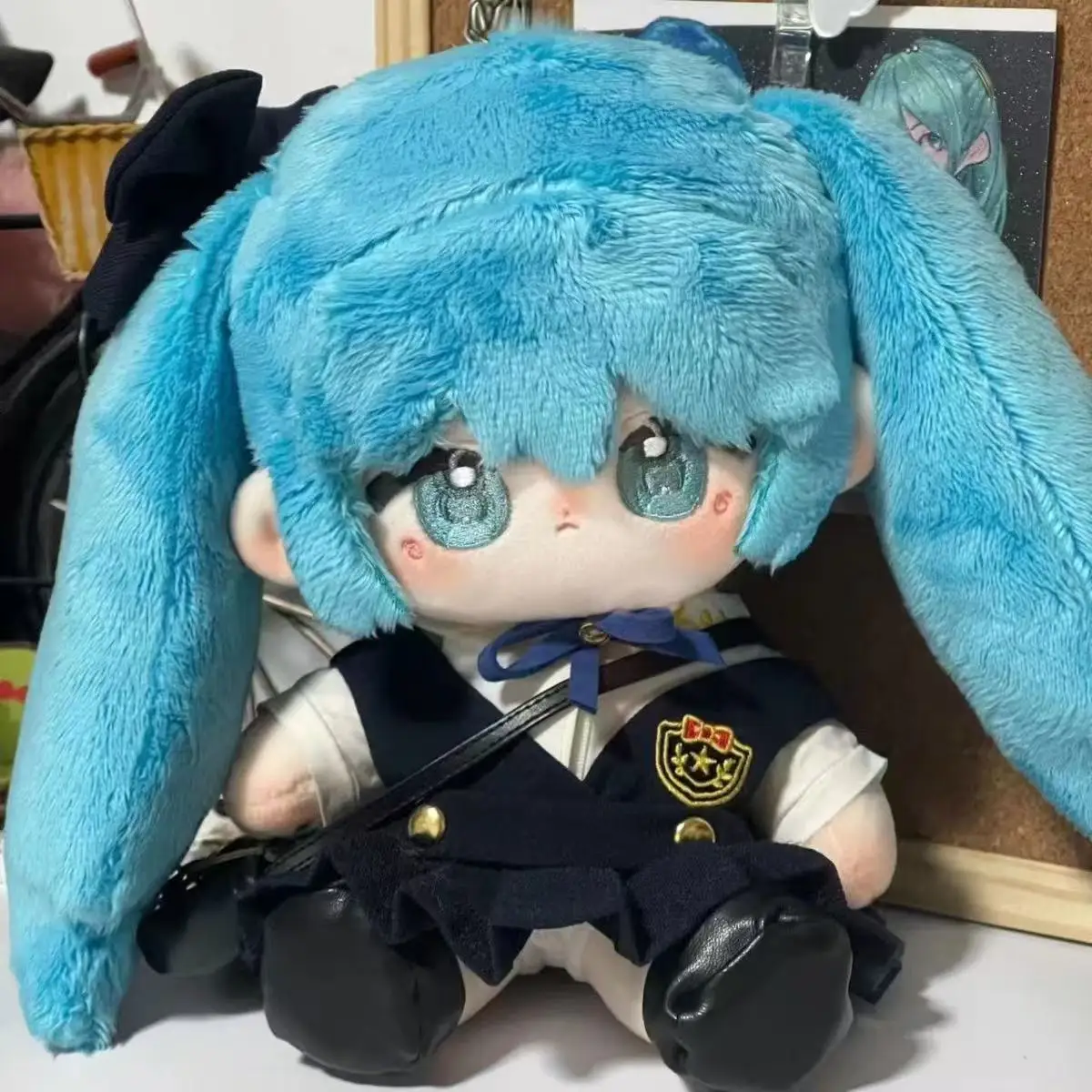 

20cm Hatsune Miku Anime Figures Kawaii Cosplay Plush Cotton Dolls Toys for Girls Fans Collection Valentine's Day Gifts