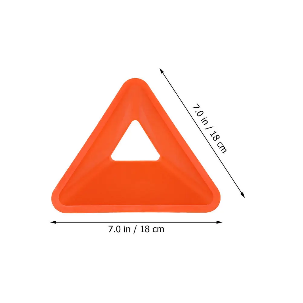 8Pcs Round Soccer Cones High Grade Pe Material Drop Resistant Stable Training Disc for Football Practice Flexibility Improvement