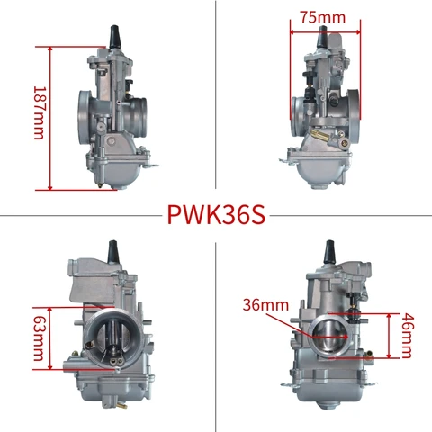 36 мм PWK36S карбюратор для мотоцикла Keihin PWK 36S 38S AG Air Striker 125-300CC для Kawasaki для KTM ATV Quad Scooter