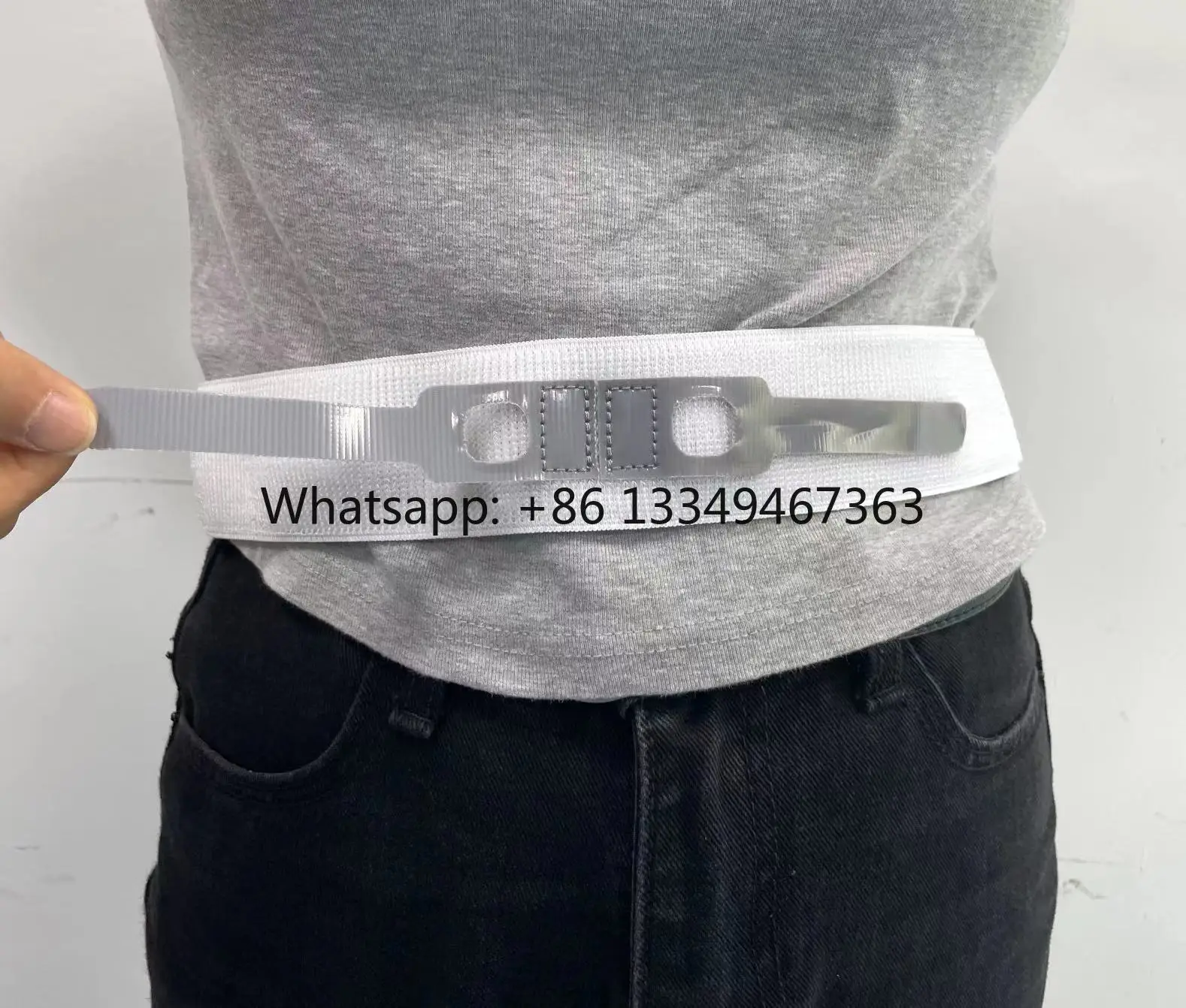 

Abdominal Catheter Strap Urinary Bag Abdominal Bandage Gastrostomy Abdomen with Gastric Tube Fixation Belt