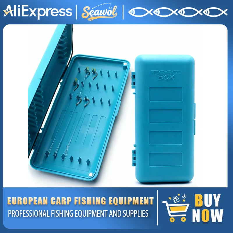 

Carp Fishing Tackle Box with Hair Rig Organizer and Bait Storage, Large Portable Rig Case for Terminal Carp Fishing Rigs and Acc