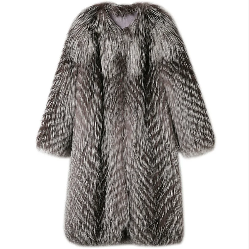 Winter New Women Long Fur Coat Fluffy Fur Jacket Warm Windproof Windbreaker Luxury Chic Long Sleeve Furry Outerwear New