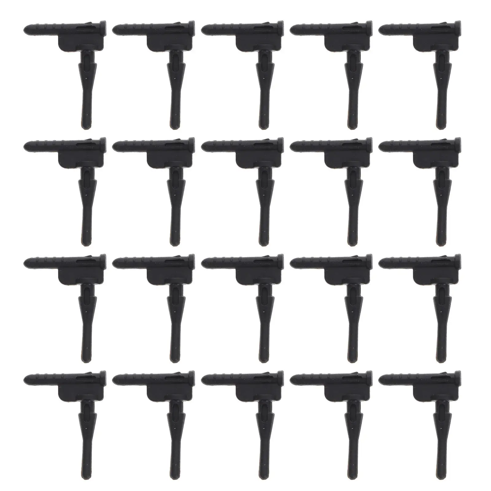 20Pcs Computer Case Silicone Fan Screws L Shaped Radiator Anti-Vibration Mounting Pins Cooling Fan Replacement Parts