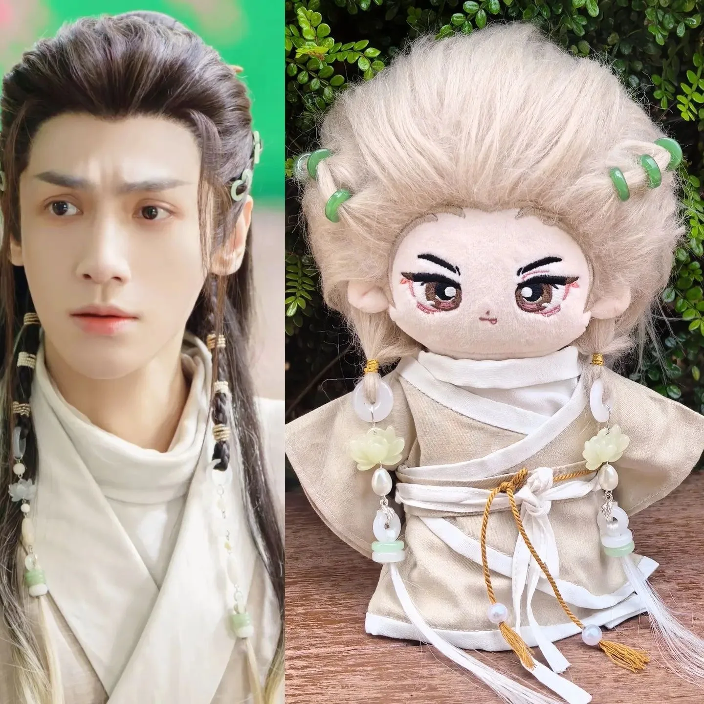 

Костюм для косплея «Песня Водного Дракона» Тан Ли Ци, платье для хлопковой куклы Ло Юньси 20 см, платье для хлопковой куклы 20 см в старинном стиле