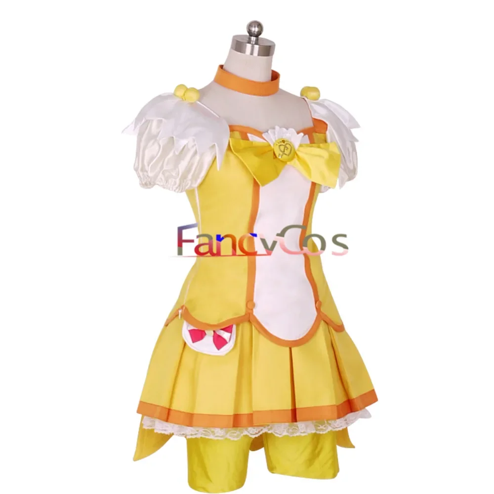Girl Smile PreCure! Glitter Force Kise Yayoi Glitter Peace Cure Peace Dress Cosplay Costume Anime Adult Kid Halloween Carvinal image 2