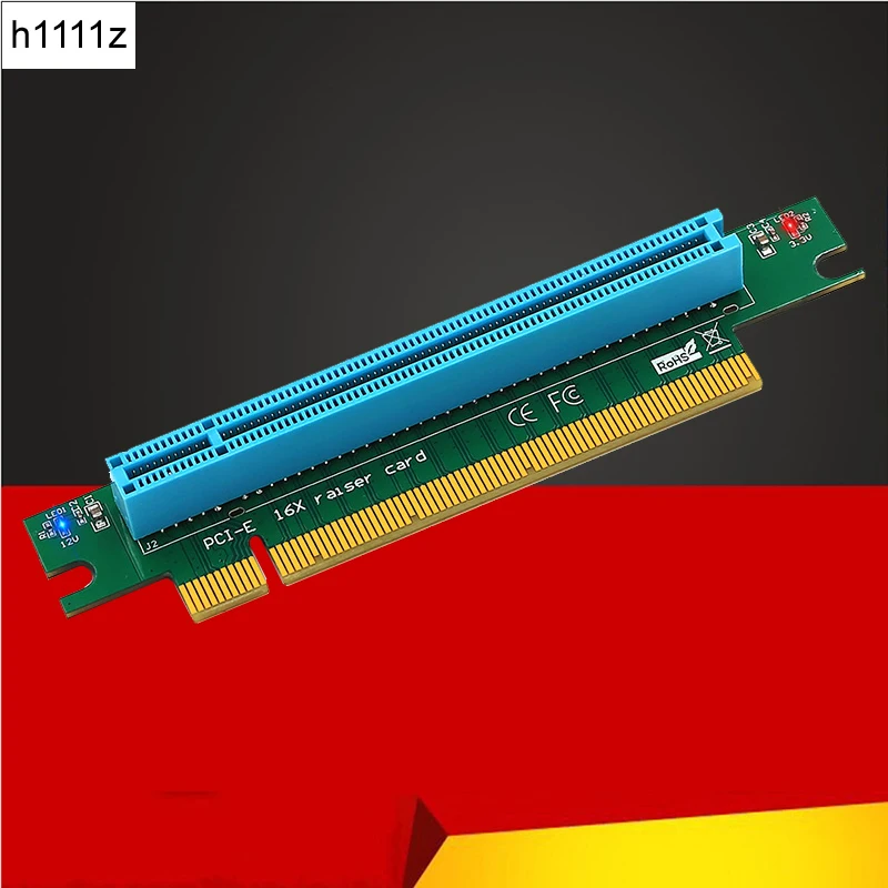 

PCIE 16X Slot Riser PCI Express X16 3.0 Reverse Card Riser for Video Card Raiser + Power Indicator For 1U/2U Server Case Chassis