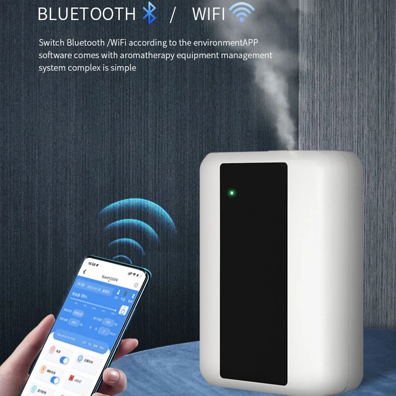 2023 Factory Sale Smart WIFI  Scent Machine Wall Mount Aromatherapy Commercial HVAC Fragrance Aroma Essential Oil Diffu