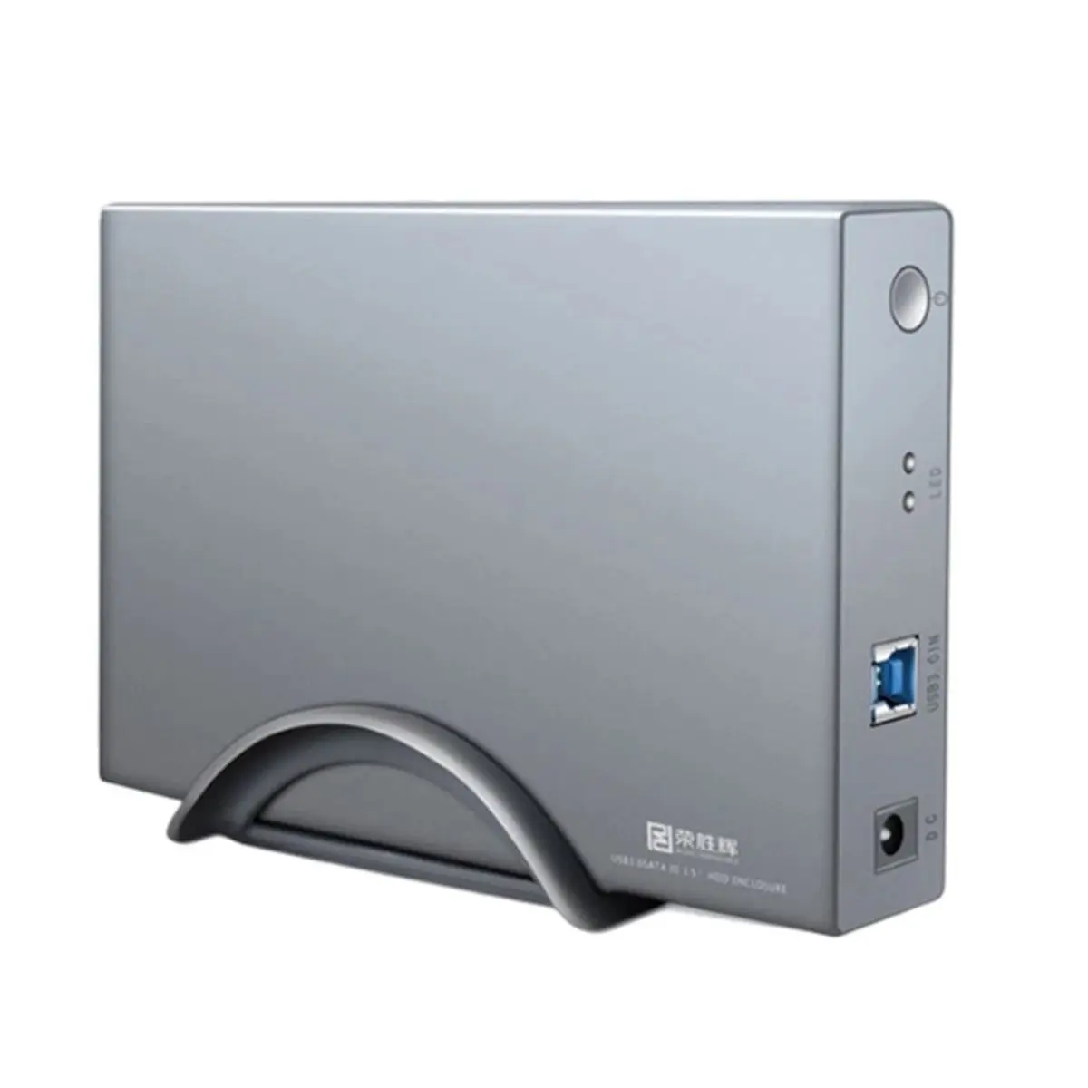 USB 3.0 to SATA 6Gbps External Hard Drive Enclosure for 3.5" HDD SSD Support UASP Automatic Sleep Function EU Plug