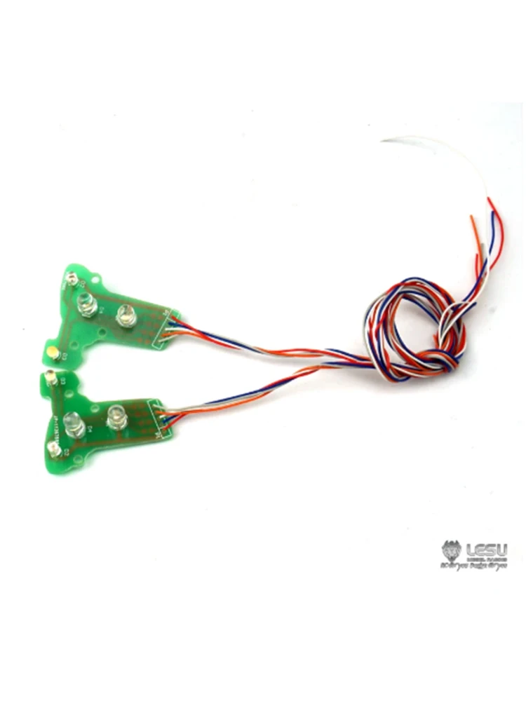 RC 1/14 LED-Scheinwerfer Leiterplatte für Struktur-Bagger, Lader, Muldenkipper für SCANIA MAN Tripper DIY-Teile – Detail 4