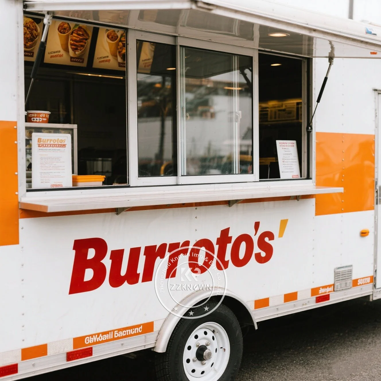 

Customized Fast Food Truck Vending Cart Selling Snack Outdoor Mobile Fast Food Truck Trailer With Full Kitchen